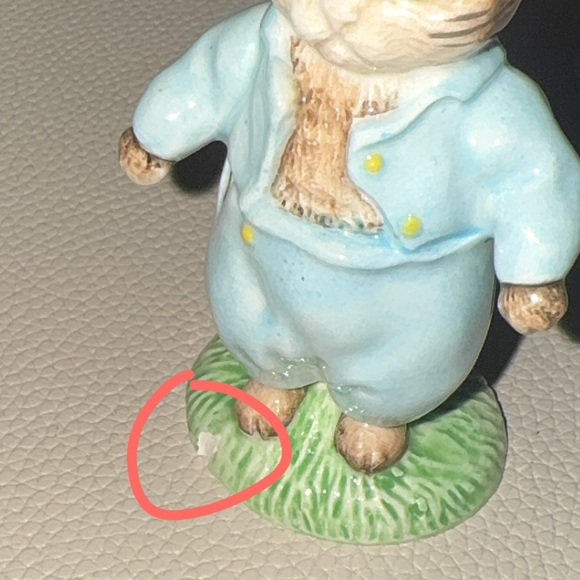 Set of Royal Albert Beatrix Potter Tom Kitten & Fierce Bad Rabbit Figurines - Picture 7 of 7